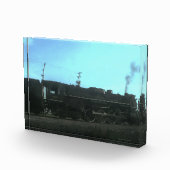 Oude stoomtrein fotoblokken (Rechts)