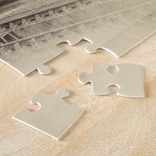 oude stoomtrein legpuzzel (Zijkant)