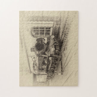 oude stoomtrein legpuzzel