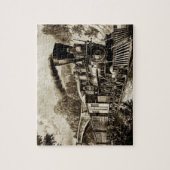 Oude stoomtrein legpuzzel (Verticaal)