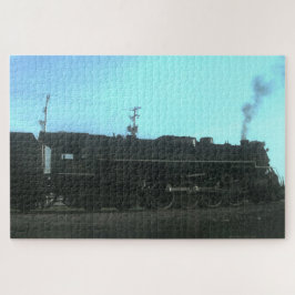 Oude stoomtrein legpuzzel