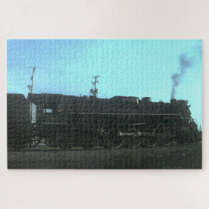 Oude stoomtrein legpuzzel