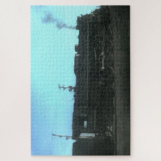 Oude stoomtrein legpuzzel (Verticaal)