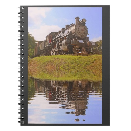 Oude stoomtrein notitieboek (Voorkant)