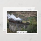 Oude stoomtrein op Glenfinnan Viaduct Briefkaart (Voorkant / Achterkant)