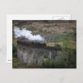 Oude stoomtrein op Glenfinnan Viaduct Briefkaart (Voorkant / Achterkant)