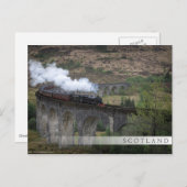 Oude stoomtrein op Glenfinnan Viaduct Briefkaart (Voorkant / Achterkant)