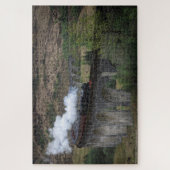 Oude stoomtrein op Glenfinnan Viaduct Legpuzzel (Verticaal)