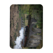 Oude stoomtrein op Glenfinnan Viaduct Magneet (Verticaal)