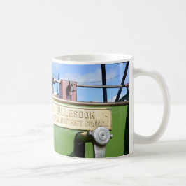 Oude stoomwals koffiemok
