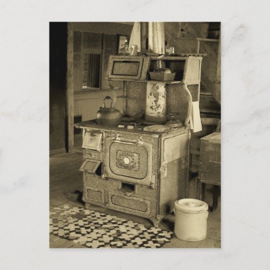 Oude Stove Briefkaart (Voorkant)