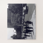 Oude straat en mensen in de Iraanse stad Teheran Legpuzzel (Verticaal)