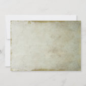 oude strand bruiloft uitnodigingen (Achterkant)