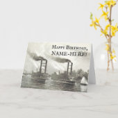 Oude strandschepen op de Kaart van de waterdag (Gele Bloem)