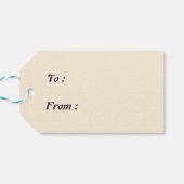 Oude strandzonsondergang vakantieligstoel perzik p cadeaulabel (Achterkant Horizontaal)