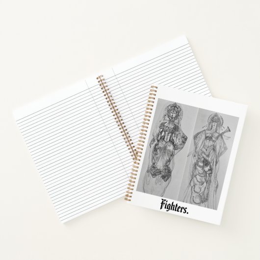 Oude strijders, notitieboek (Binnen)