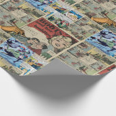 Oude strips inpakpapier (Hoek)