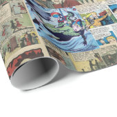 Oude strips inpakpapier (Rol Hoek)