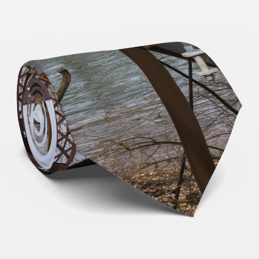 Oude Stropdas groene brug 1912 (Opgerold)