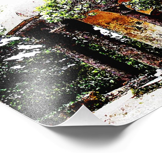 Oude structuur in Sintra Portugal Foto Afdruk (Hoek)