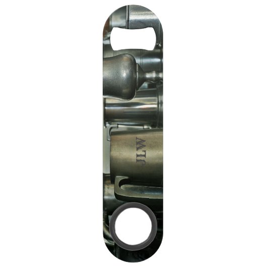 Oude Stye Pewter Beer Tankard  inktobjecten Speed Flessenopener (Achterkant)