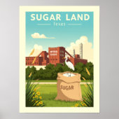 Oude Sugar Land Texas Poster (Voorkant)