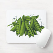 Oude suikererwten, Voedsel, Gezonde Groenten Muismat (Met muis)