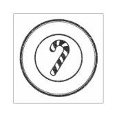 Oude Suikerstok Kerstmis Rubberstempel (Afrduk)