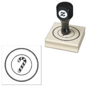 Oude Suikerstok Kerstmis Rubberstempel (Gestempeld)