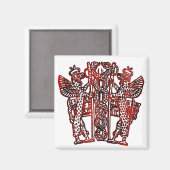 Oude Sumerische Caduceus Magneet (Voorkant / Achterkant)