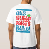 Oude surven scheten regel (terug) t-shirt (Achterkant)