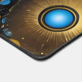 Oude symbolen in levendig abstract ontwerp bureaumat (Hoek)