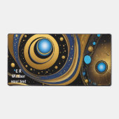 Oude symbolen in levendig abstract ontwerp bureaumat (Voorkant)