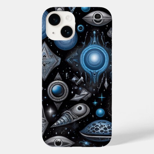 Oude symbolen in levendige kleuren Case-Mate iPhone case (Achterkant)