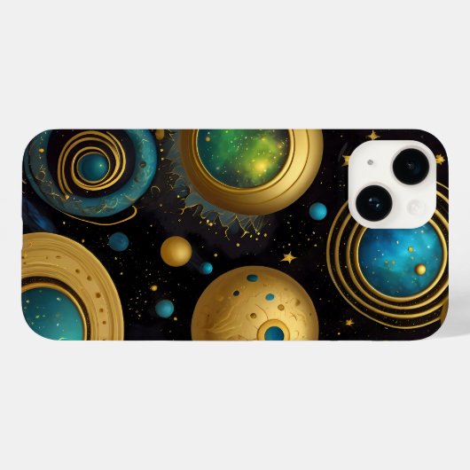 Oude symbolen in levendige kleuren Case-Mate iPhone case (Achterkant (horizontaal))