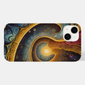 Oude symbolen in levendige kleuren Case-Mate iPhone case (Achterkant (horizontaal))