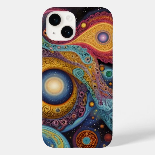 Oude symbolen in levendige kleuren Case-Mate iPhone case (Achterkant)