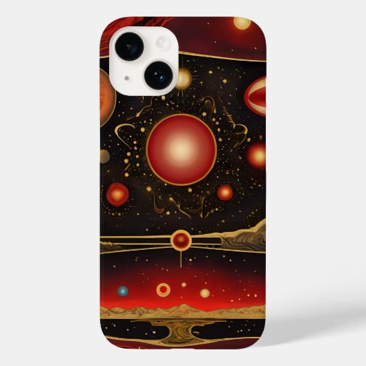 Oude symbolen in levendige kleuren Case-Mate iPhone case (Achterkant)