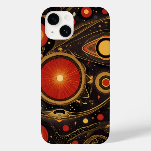 Oude symbolen in levendige kleuren Case-Mate iPhone case (Achterkant)