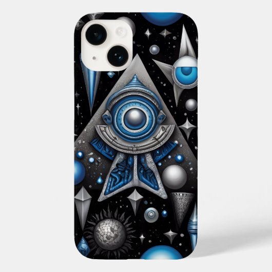 Oude symbolen in levendige kleuren Case-Mate iPhone case (Achterkant)