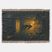 Oude Symbolen & Magische Tovenares Aangepaste Naam Deken (Voorkant)