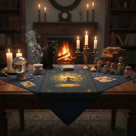 Oude Symbolen & Magische Tovenares Aangepaste Naam Theedoek