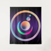 Oude Symbolen Regenboog Alien Crop Circle Wandkleed (Voorkant)