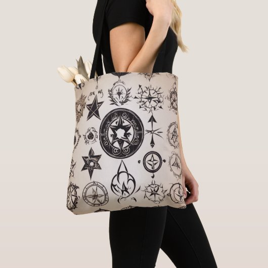 Oude symboliek tote bag (Dichtbij)