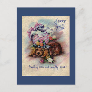 Oude sympathie ansichtkaart briefkaart