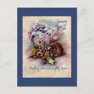 Oude sympathie ansichtkaart briefkaart