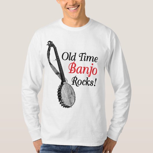 Oude T-Shirt van Banjo-Mannen (Voorkant)
