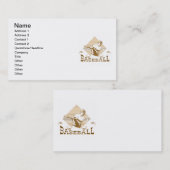 Oude T-shirts en cadeautjes voor honkbal Visitekaartje (Voorkant / Achterkant)