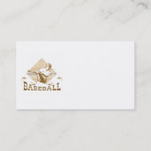 Oude T-shirts en cadeautjes voor honkbal Visitekaartje (Achterkant)