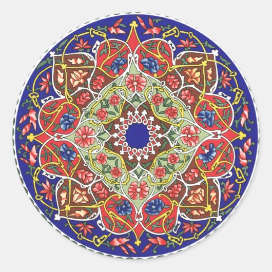 Oude Tadjik Design Sticker (Voorkant)